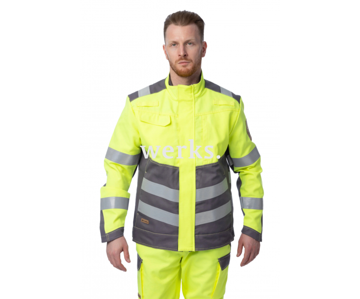 Мультизащитная куртка Brodeks MS28-61 желтый/серый (L)