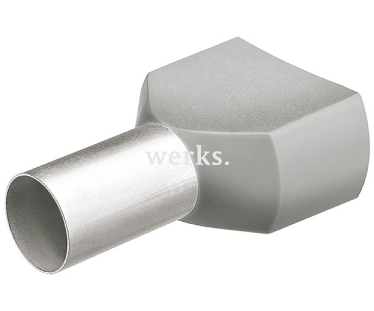 Сдвоенные концевые гильзы с пластиковым изолятором 100 шт. Knipex KN-9799375