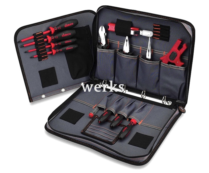 Набор инструментов SERVICE Cimco 170996 14 предметов в нейлоновом кейсе