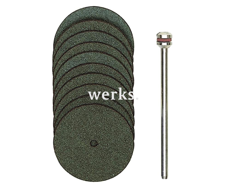 Отрезные диски корундовые с дискодержателем Proxxon Ø 22 мм 28810 10 шт.