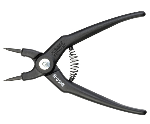 Щипцы для внутренних стопорных колец в отверстиях форма C 180 мм Hazet 1845C-19