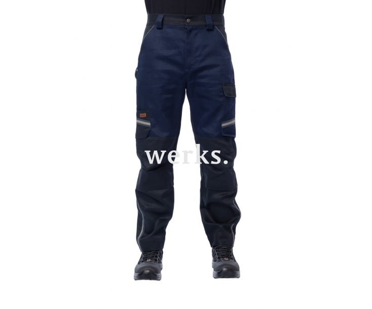 Брюки сварщика Brodeks FS38-01 т.синий/черный (50)