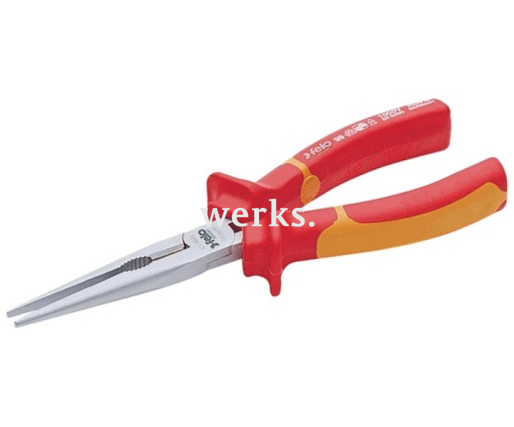 Длинногубцы прямые VDE Felo 170 мм 58201710