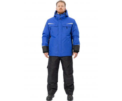 Зимний рабочий костюм Brodeks KW603 синий/черный (XL)