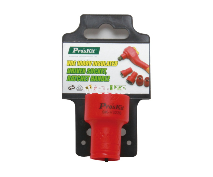 Торцовая головка изолированная 3/8" 22 мм Proskit SK-V322B