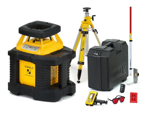 Нивелир лазерный ротационный LAR 250 Complete Set Stabila 17203