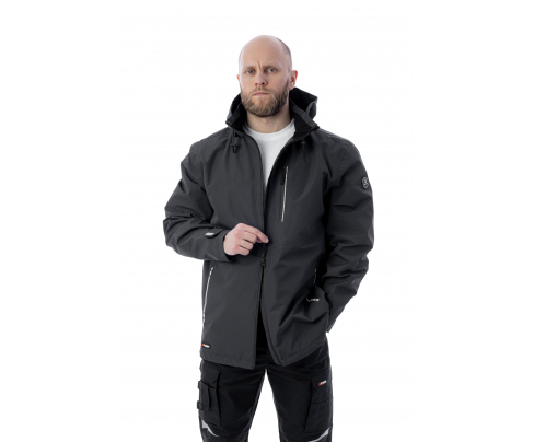 Летняя куртка-парка Brodeks KS213 черный (4XL)