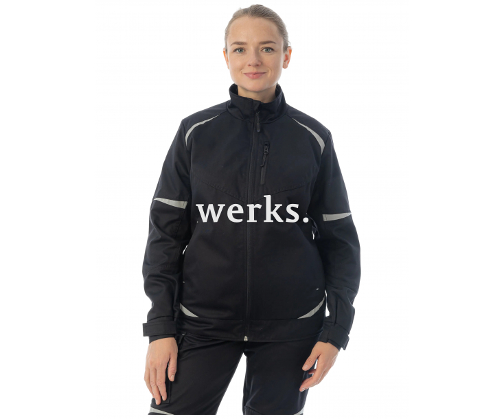 Женская рабочая куртка Brodeks KS228 черный (XXXL)