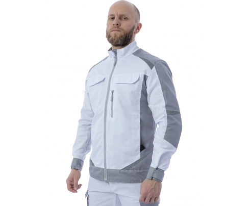 Куртка Brodeks KS202 белый/серый (XL)