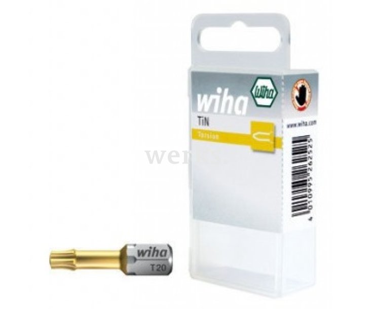 Набор бит Wiha TORX TiN Torsion 7015 TiN 34748 Т15, 2 шт.