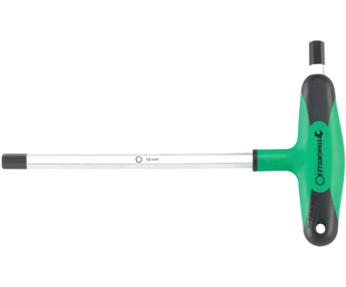 Отвертка Т-образная 10768-2K HEX 10.0х200 Stahlwille 43252100 с дополнительным приводом
