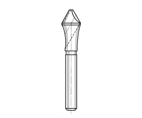 Зенковка полая с отверстием 60° 28,0мм 15/20 HSSE-Co5 1z d12мм Bucovice Tools 845020