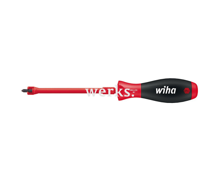 Отвертка Wiha SoftFinish Phillips 397 32405 PH2 x 175 крестовая удерживающая