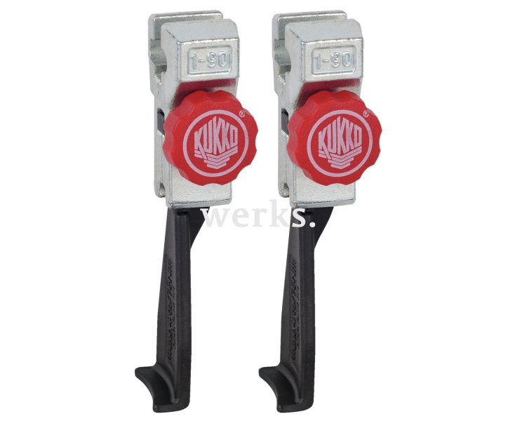 2 узких захвата с быстрой регулировкой (комплект) KUKKO 1-93-P