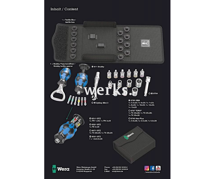 Рождественский календарь 2020 Wera WE-05136601001