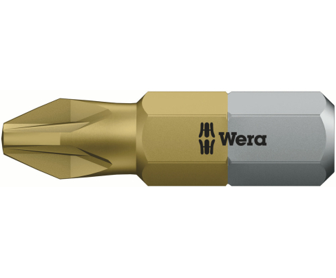 855/1 TiN Насадка для винтов Pozidriv PZ 2 х 25 Wera WE-480222