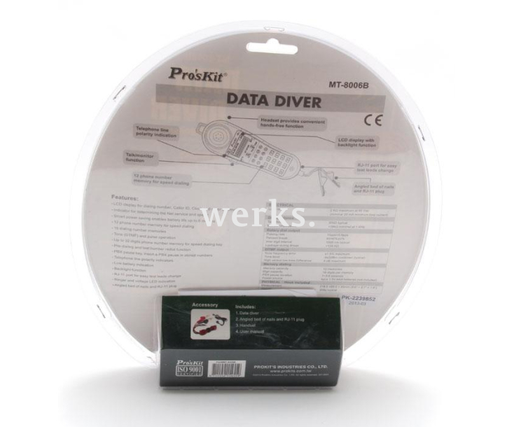 Тестер телефонной линии ProsKit MT-8006B