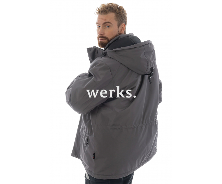 Зимняя куртка-парка Brodeks KW204 серый (XL)