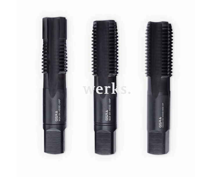 Ручные метчики набором DIN 352 HSSE-VAP M 24 Werks W.1626620