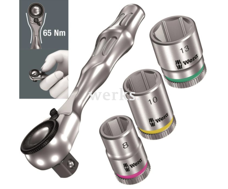 Трещотка 8008 A Zyklop Mini 3 ¼ Wera WE-003793