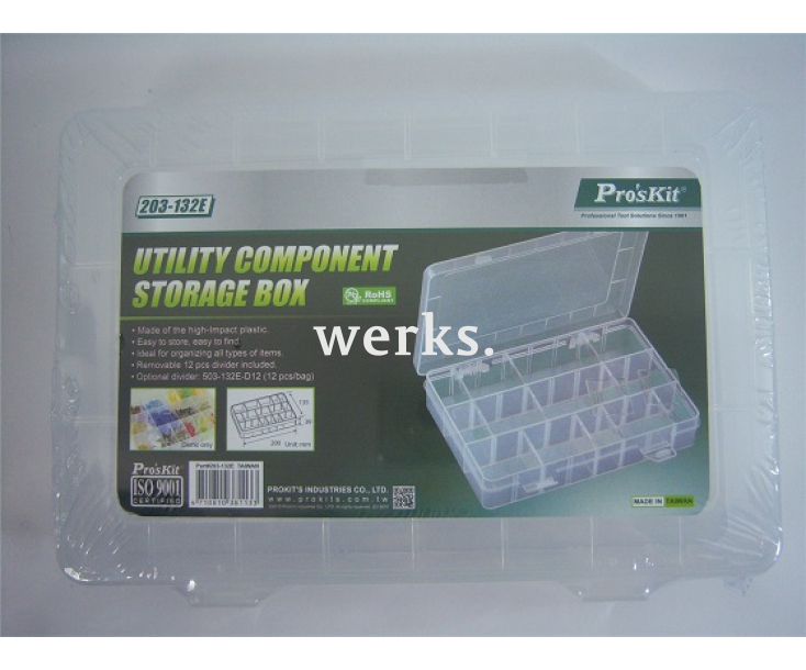 Контейнер для хранения деталей ProsKit 203-132E
