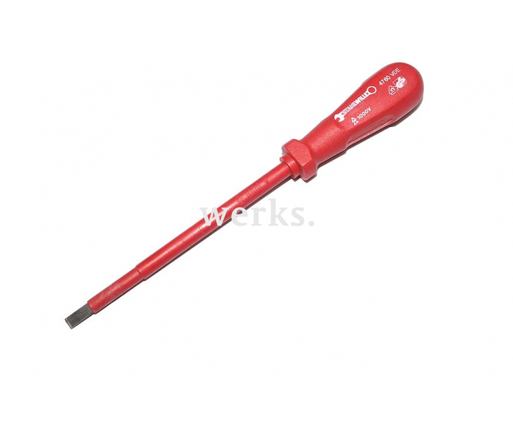 Отвертка диэлектрическая шлицевая DRALL 4660 VDE 6,5х150 Stahlwille 47601006
