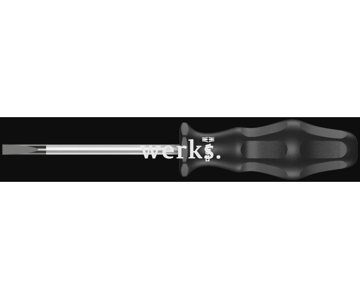 Отвертка Wera Kraftform Classic 1735 WE-031211 0.8 x 4.0 x 100 шлицевая