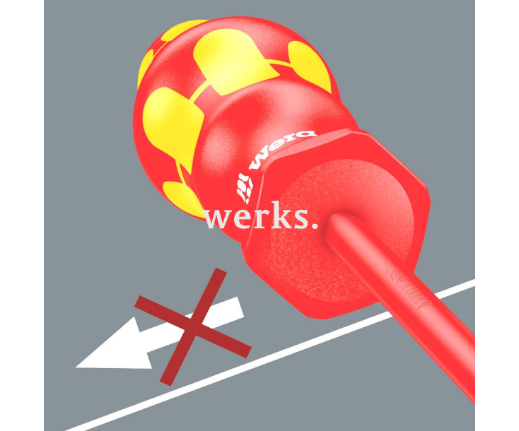 Набор отверток VDE Wera Kraftform Plus 165 iS PZ/S # 1 + 2 WE-006470