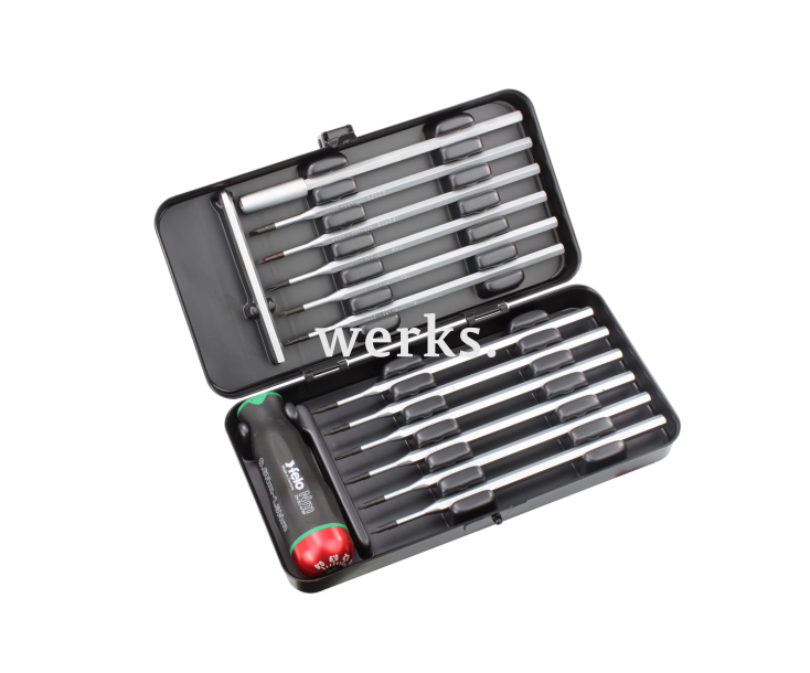 Набор с динамометр. отверткой 0.6-1.5 Нм и битами Felo SL PH PZ TORX PH/SL PZ/SL 12 предметов 10099616