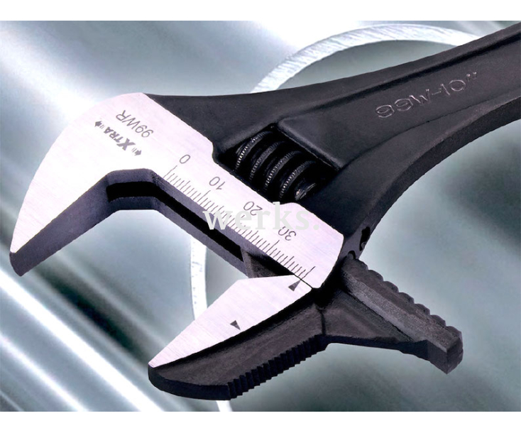 Ключ гаечный разводной со съемными губками фосфатированный 45 мм Irega 99WR-LT-F(CN-MM-P)/CE-12