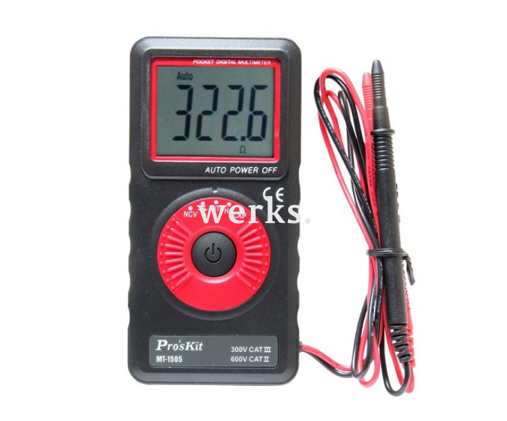 Мультиметр с детектором напряжения ProsKit MT-1505