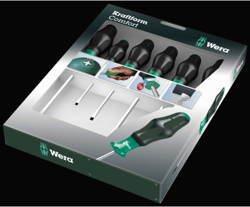 1334 SK/6 Набор отверток Kraftform Comfort Wera WE-031556