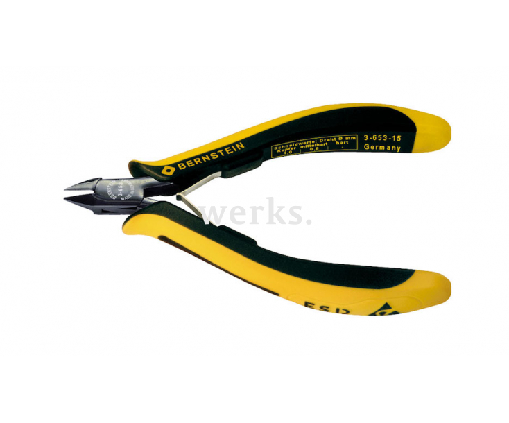 Бокорезы заостренные прецизионные EuroLine  антистатические Bernstein BS-3-653-15