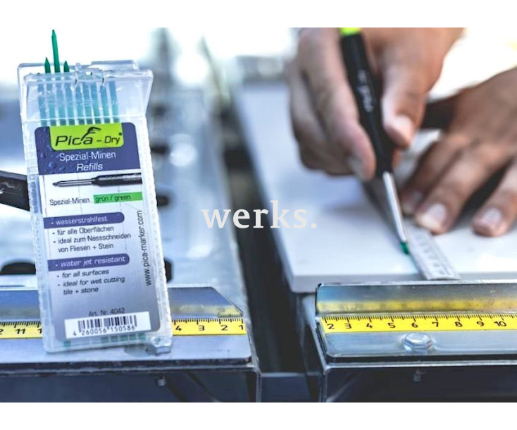 Грифели для карандаша Pica-Dry Special зеленые Pica 4042 10 пр.