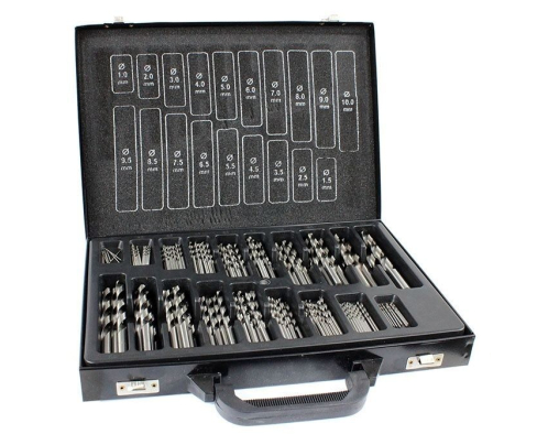 Набор свёрл DIN 338 HSSE 1,0-10,0 мм 170 шт GSR 08347600