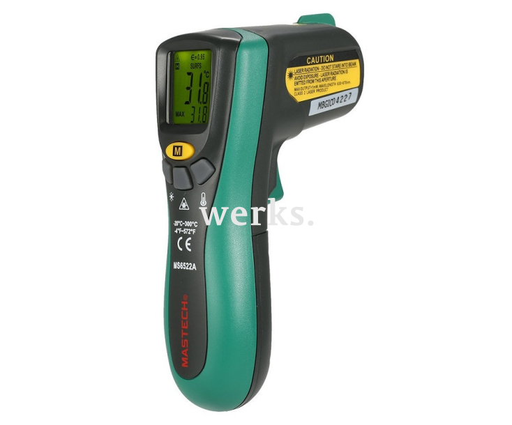 Термометр цифровой инфракрасный Mastech MS6522A
