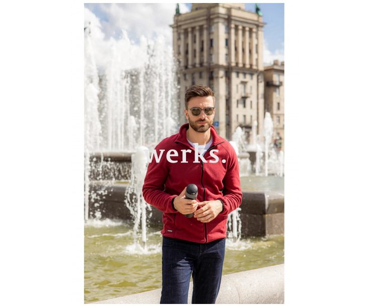 Толстовка флисовая Brodeks KS211 бордо (XXL)