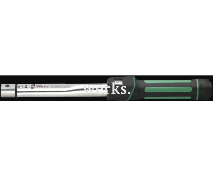 Динамометрический ключ Wera 7001 VK 20-100 Nm для вставных инструментов серия 7000 WE-075407