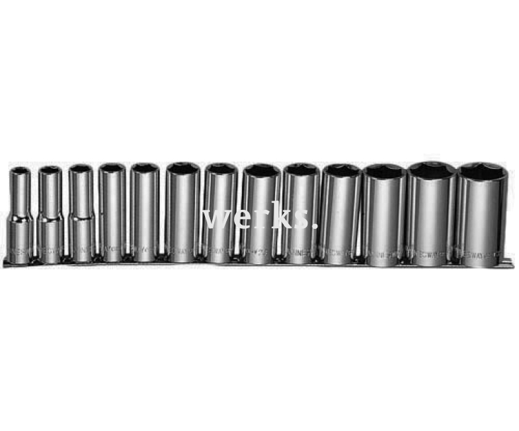Набор головок торцевых глубоких MAXI-DRIVE 1/2"DR, 11-32 мм, 13 предметов Jonnesway S05HD4113S