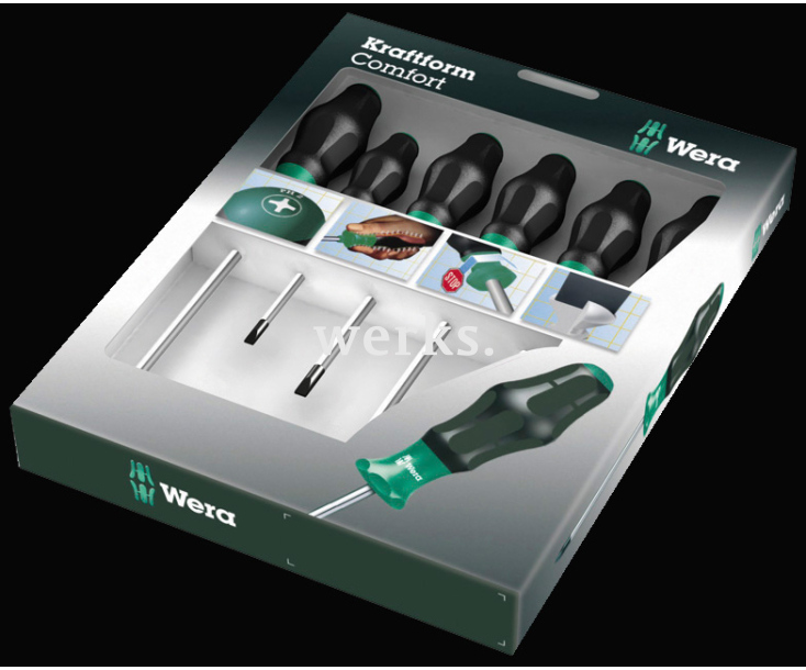Набор отверток SL PZ Wera Kraftform Comfort 1334/1355 SK/6 WE-031557