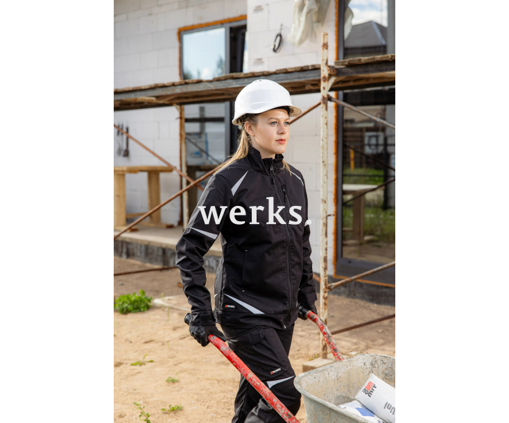 Женская рабочая куртка Brodeks KS228 черный (M)