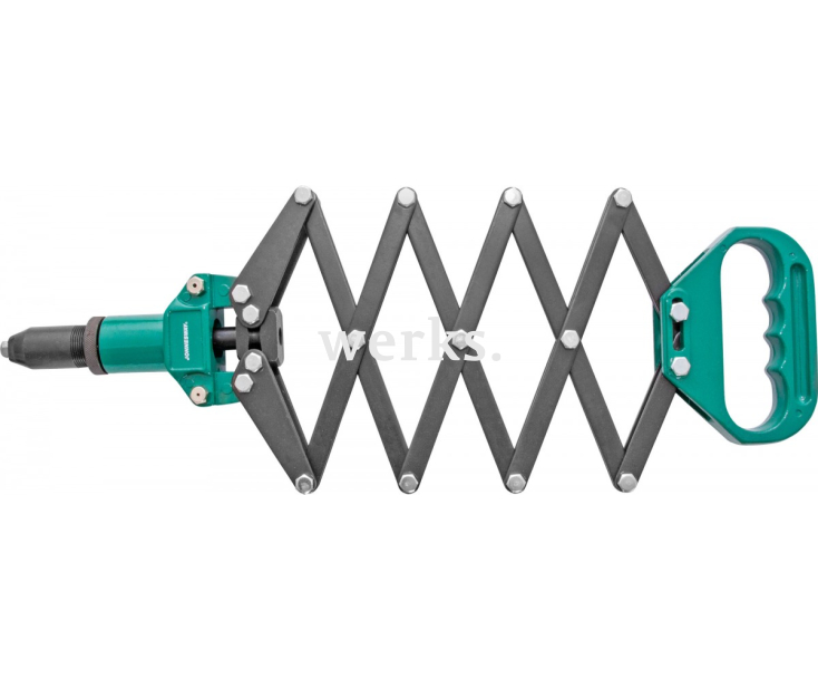 Заклепочник ручной кулисный для вытяжных заклепок 2.4 - 4.8 мм Jonnesway V1002
