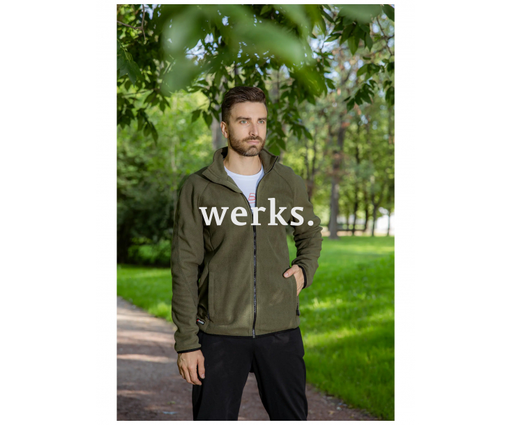 Толстовка флисовая Brodeks KS211 хаки (L)