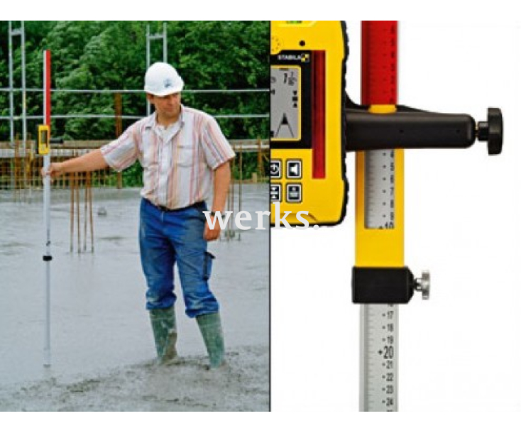 Рейка нивелирная NL выдвижная 80 - 240 см Stabila 07468