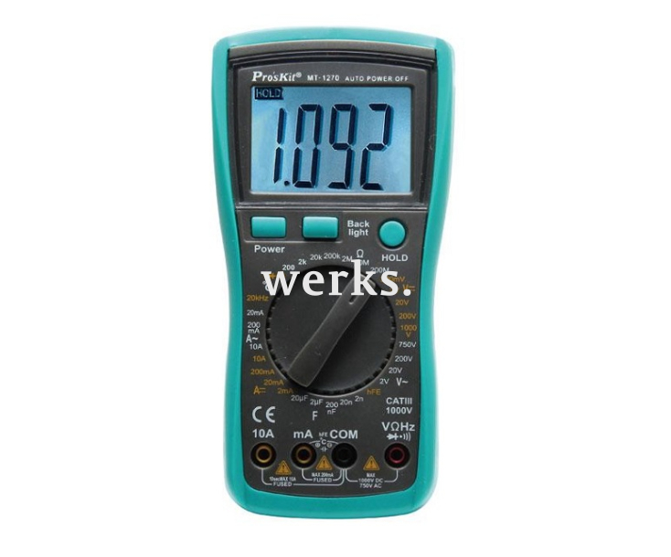 Мультиметр цифровой ProsKit MT-1270
