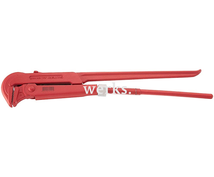 Ключ трубный рычажный 585 мм 2" с изгибом зева 85° Izeltas 2201100020