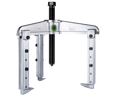 Трёхзахватный съёмник с регулировкой глубины фиксации KUKKO 11-2-AV