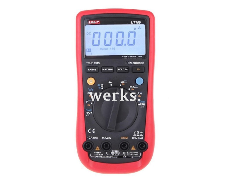 Мультиметр цифровой автомобильный UNI-T UT109