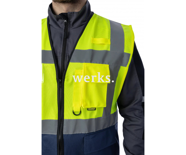 Сигнальный жилет Brodeks KM123 желтый (XXL)