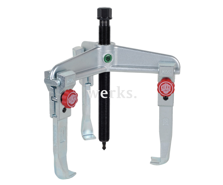 Универсальный трёхзахватный съёмник с быстрорегулируемыми захватами KUKKO 30-20+